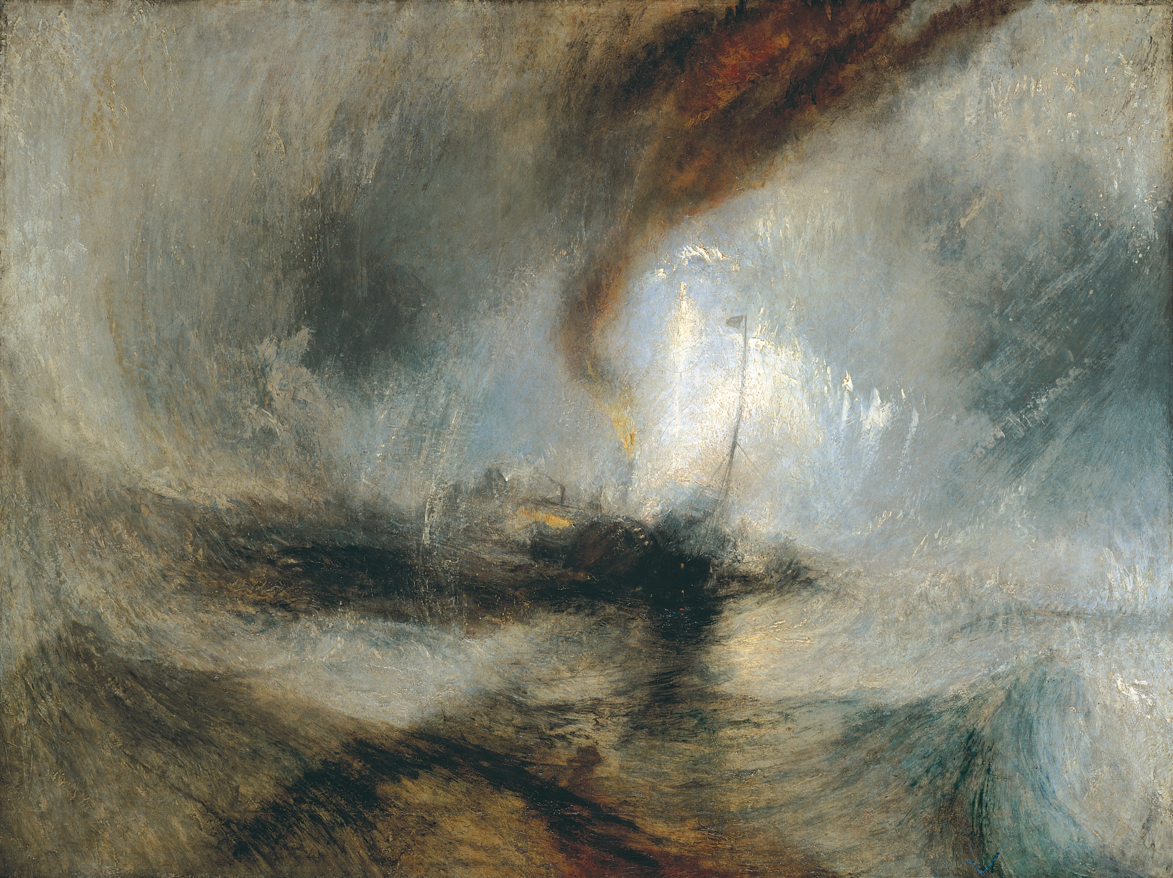J. M. W. Turner · Tormenta de nieve